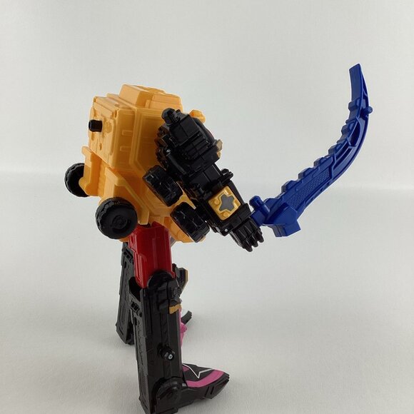 Power Rangers Ninja Steel DX Megazord 9" Action Figure Bandai 2015 INCOMPLETE - Picture 6 of 8